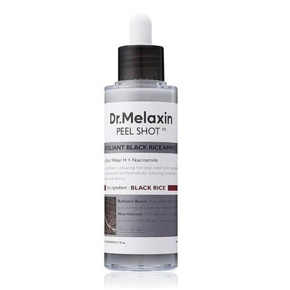 80Ml Peel Shot Glow White Rice Peeling Ampoule Exfoliating Serum for Brighter Skin Cornish Beauty Essentials Balance Soothe Skin