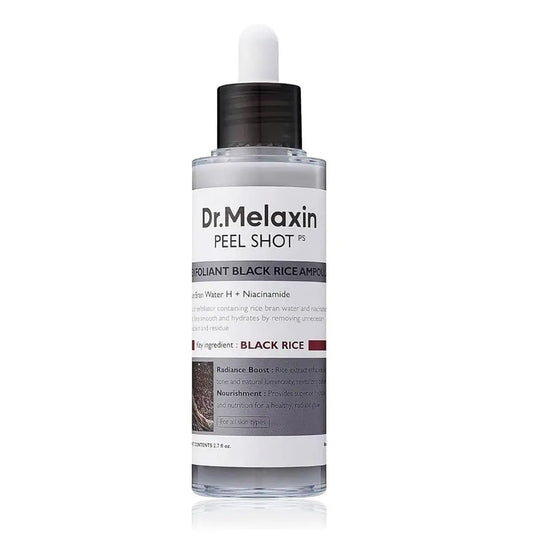 80Ml Peel Shot Glow White Rice Peeling Ampoule Exfoliating Serum for Brighter Skin Cornish Beauty Essentials Balance Soothe Skin